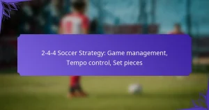 2-4-4 Soccer Strategy: Game management, Tempo control, Set pieces